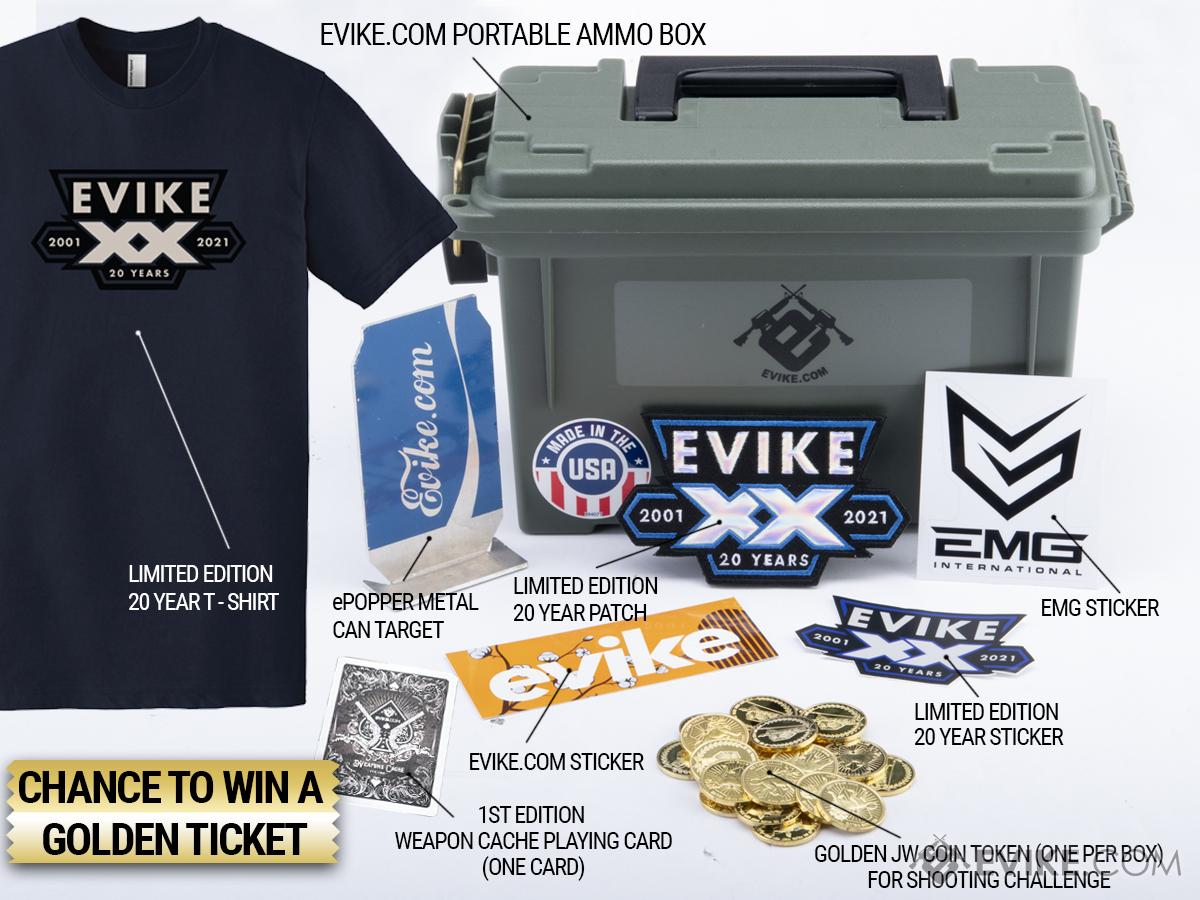 The Evike.com 20 Year Anniversary Celebration BOX OF ANNIVERSARY