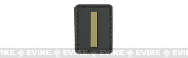 Evike.com PVC Hook and Loop Letters & Numbers Patch Black/Tan (Letter: I)