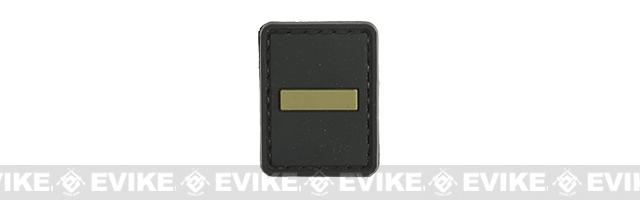 Evike.com PVC Hook and Loop Letters & Numbers Patch Black/Tan (Symbol: -)