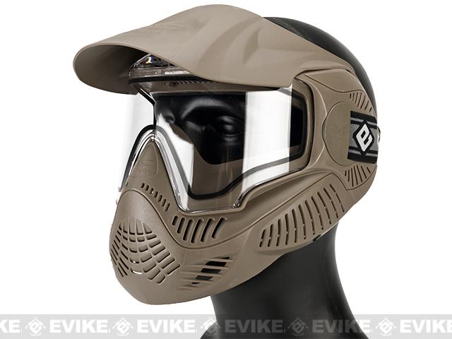 Evike Annex MI-7 ANSI Rated Full Face Mask with Thermal Lens by Valken (Color: Tan)