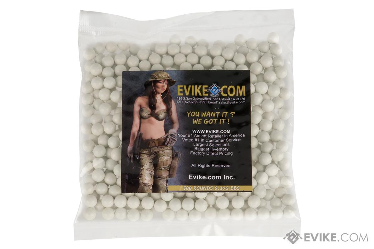 Evike.com 0.20g MAX Precision 6mm Airsoft BB 500 Round Promotional Bag