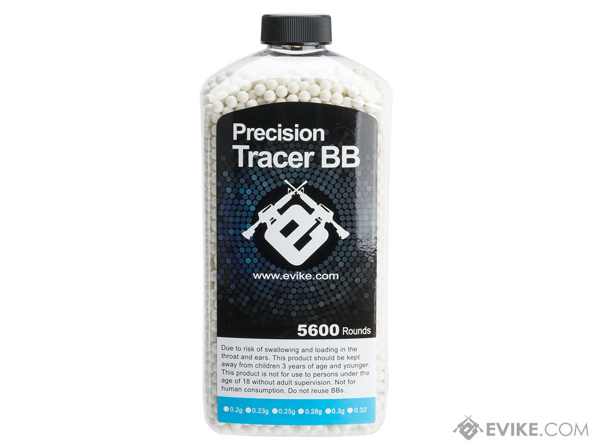 Evike.com Match Grade 6mm Airsoft Tracer BBs (Weight: Green Tracer / .20g / 5600 Rounds)