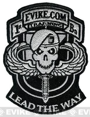 Evike.com Ranger Hook and Loop Patch (Color: Black and White)