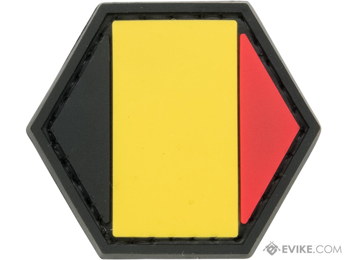 Operator Profile PVC Hex Patch Flag Series (Model: Belgium)