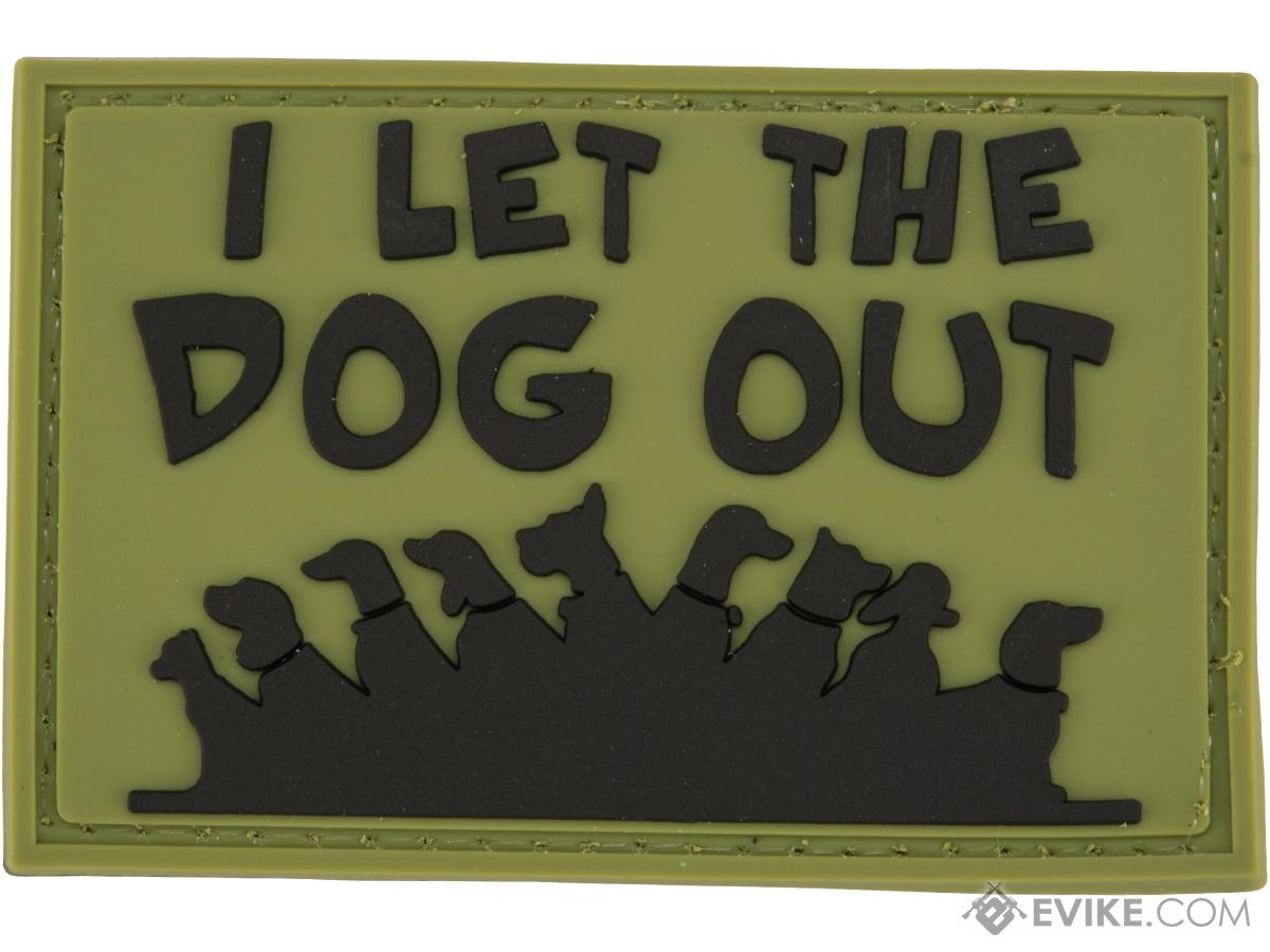Evike.com PVC 2 x 3 Morale Patch - I Let the Dog Out