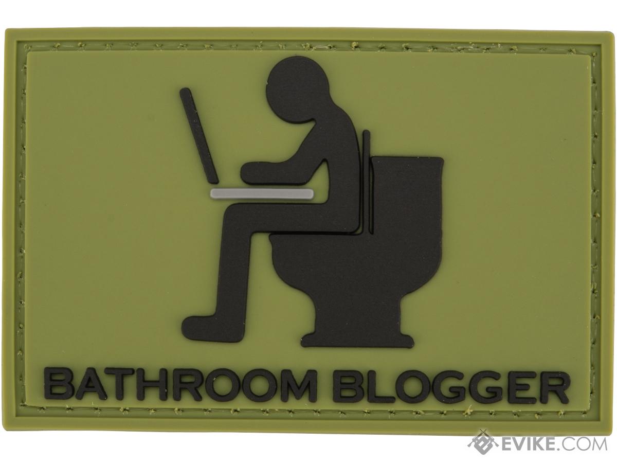 Evike.com PVC 2 x 3 Morale Patch - Bathroom Blogger