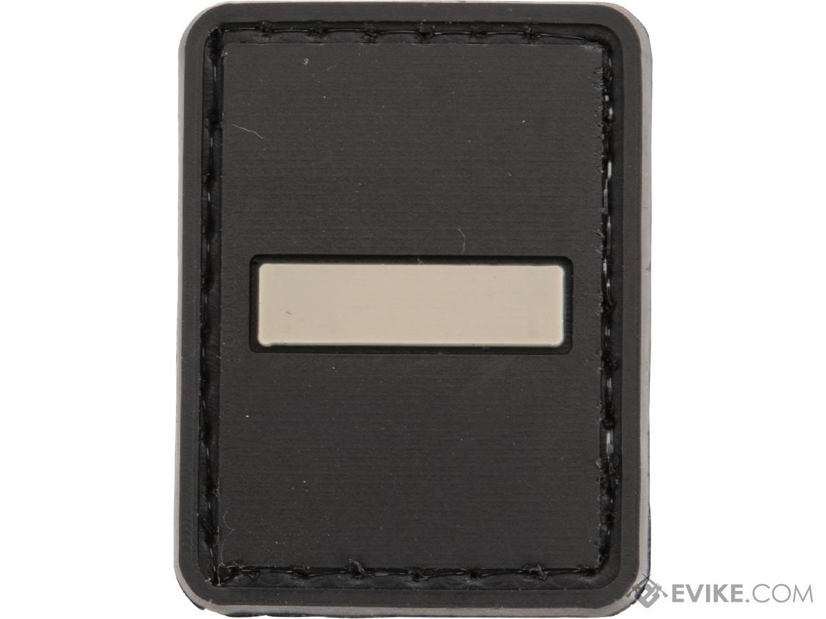 Evike.com PVC Hook and Loop Letters & Numbers Patch Black/Grey (Symbol: -)