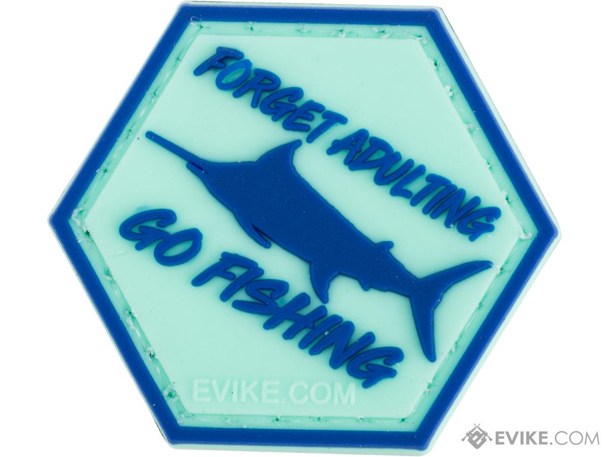 Operator Profile PVC Hex Patch Fishing Series 2 (Style: Forget Adulting Go Fishing)