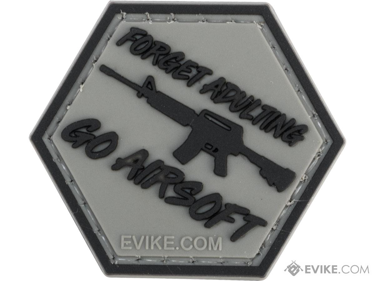 Operator Profile PVC Hex Patch iAirsoft Series 1 (Model: Phrases / Forget Adulting Go Airsoft)