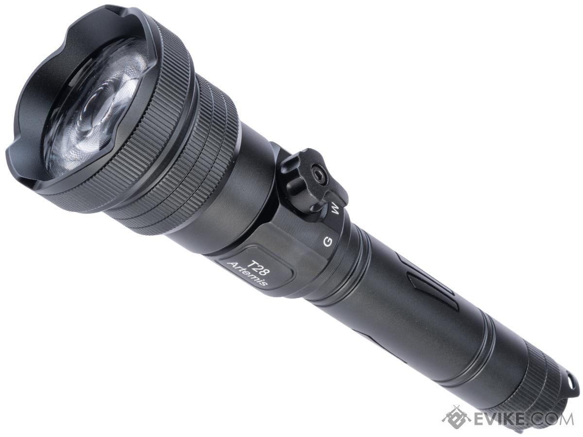 Evike.com Exclusive Brinyte T28 Artemis Switch Zoomable Handheld Flashlight (Package: Black)