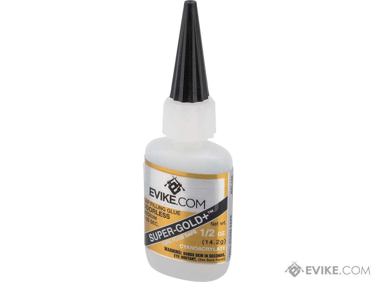 Evike.com SUPER-GOLD+ Gap Filling Odorless Foam Safe Cyanacrylate Super Glue (Size: 0.5oz)
