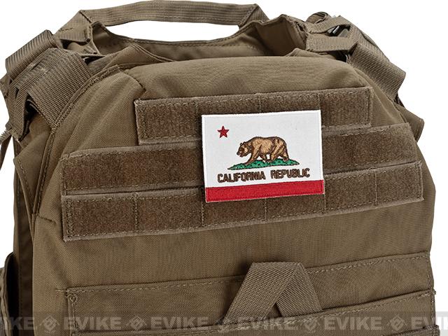 Evike.com Tactical Embroidered U.S. State Flag Patch (State: California