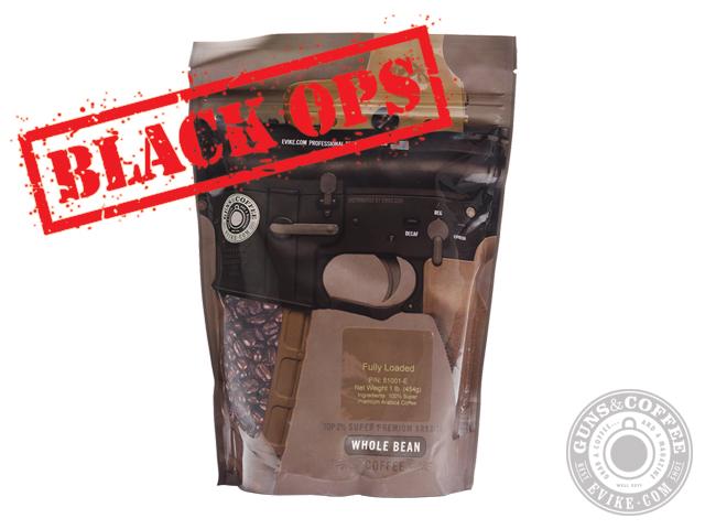 Guns & Coffee Fully Loaded 100% Arabica Premium Coffee (Roast: Black Ops Dark Roast)