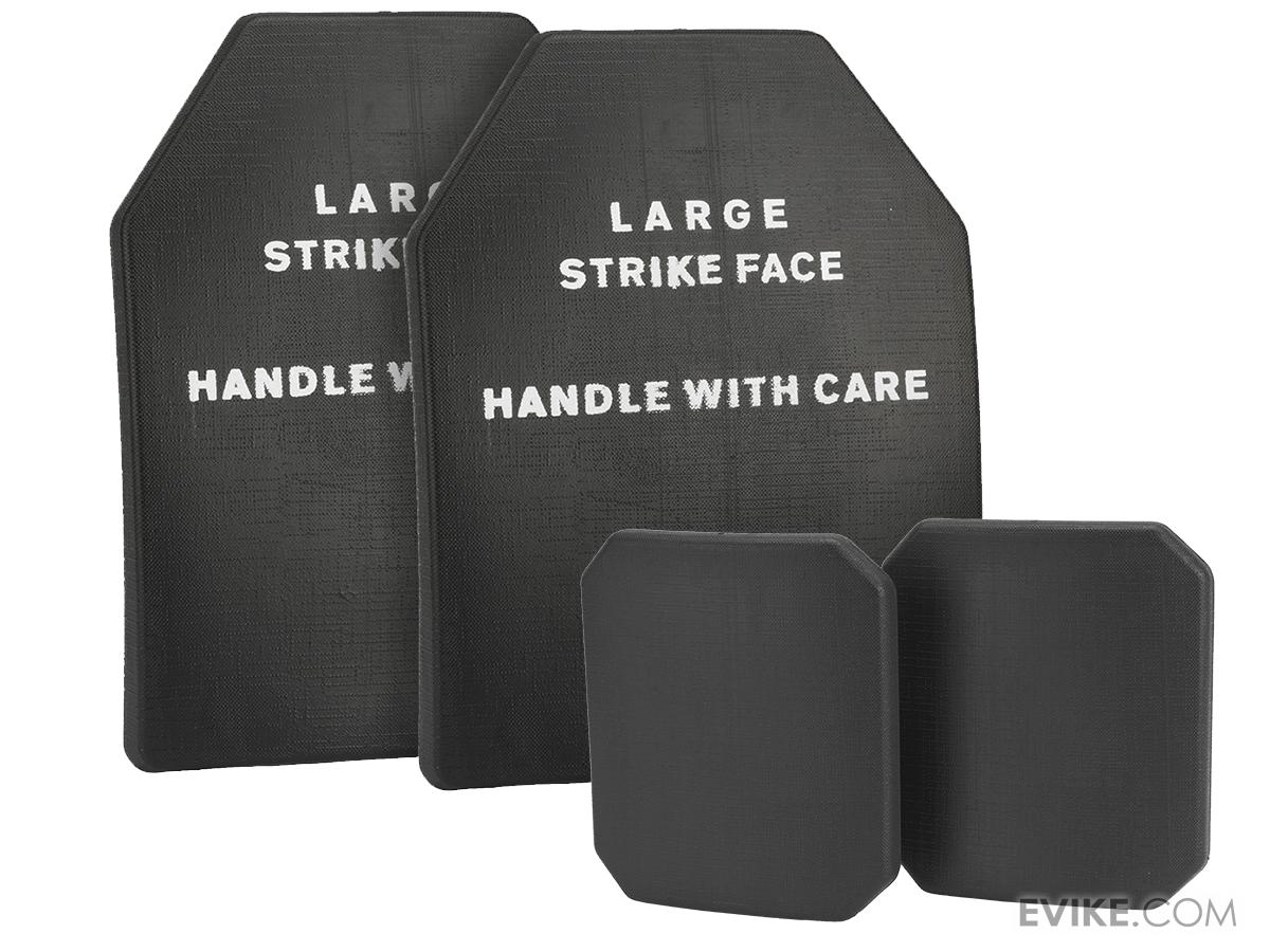 Lightweight Replica SAPI Plate (Size Large / Black / Set of