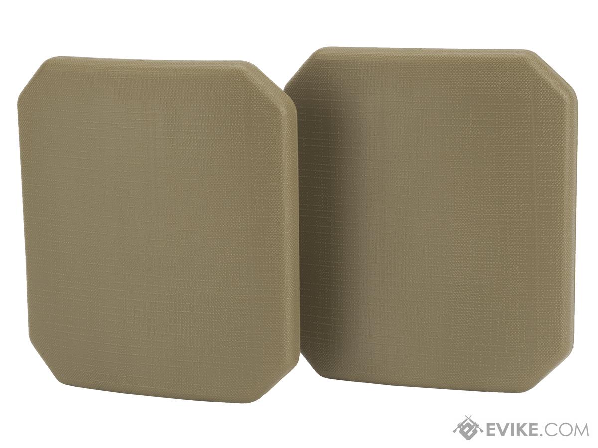 Evike.com Small Side Plates - Set of 2 (Size: Side Plate / Tan)