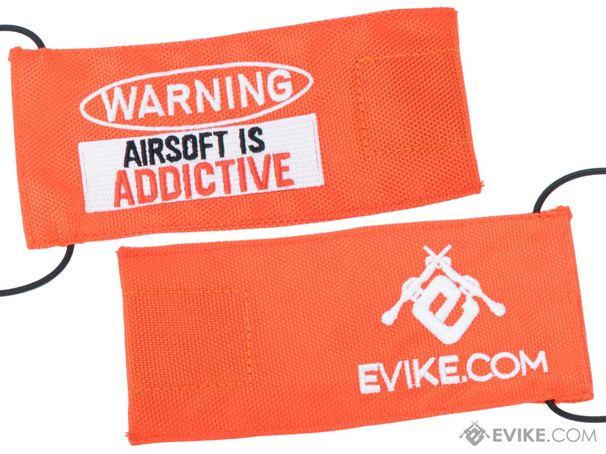 Evike.com Tactical Airsoft Barrel Cover w/ Bungee Cord (Model: Addictive / Orange / Large)
