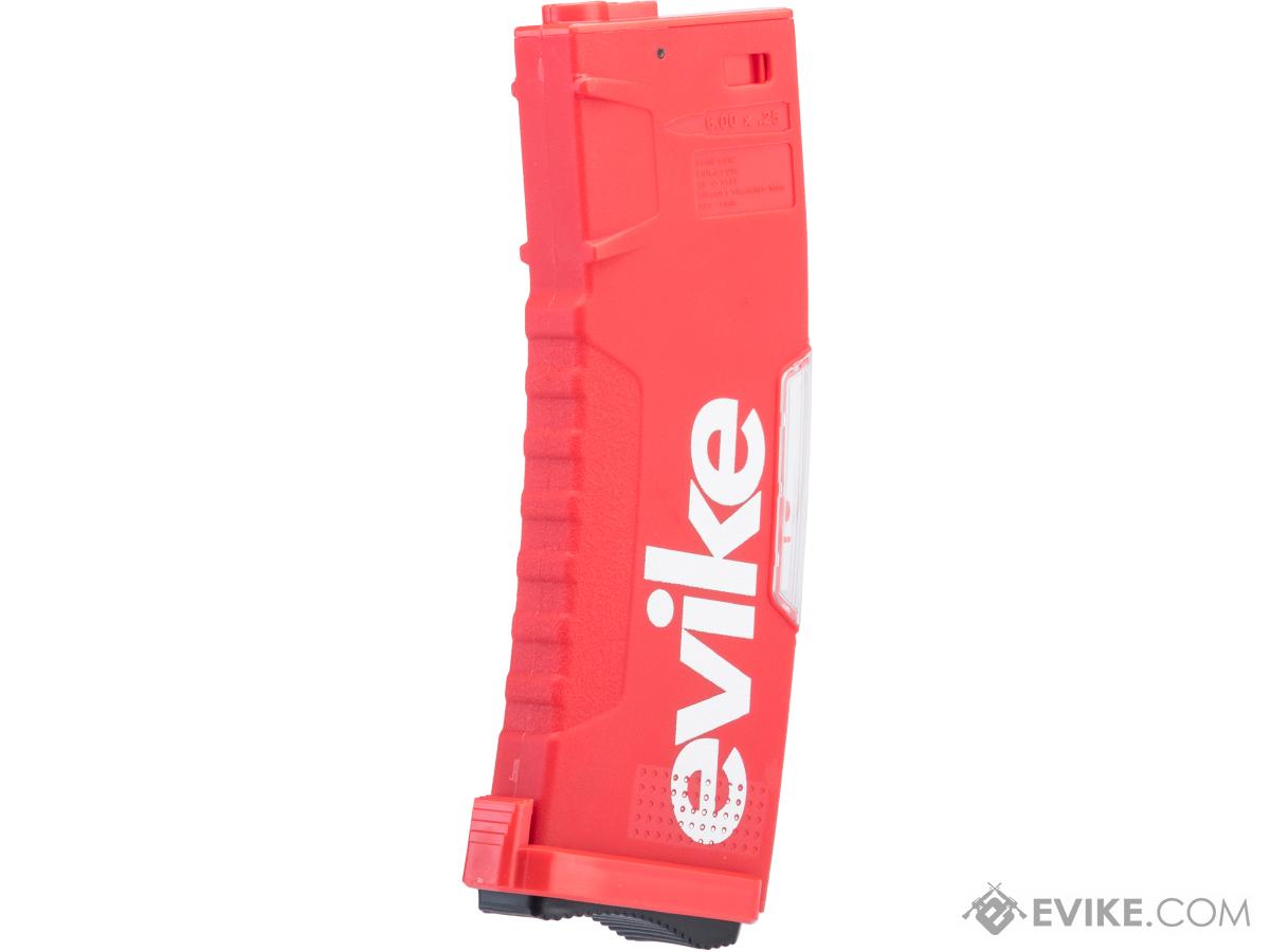 Evike.com BAMF GEN2 Polymer 190rd Mid-Cap Magazine for M4 Series Airsoft AEG Rifles (Model: Red / Single Mag)