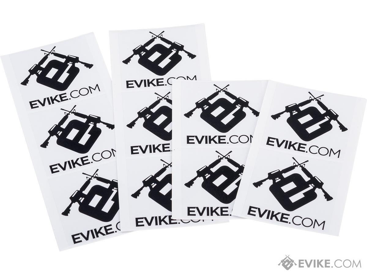 2.25 Square Clear Decal / Sticker - Set of 6, Evike Stuff,  e-SWAGG