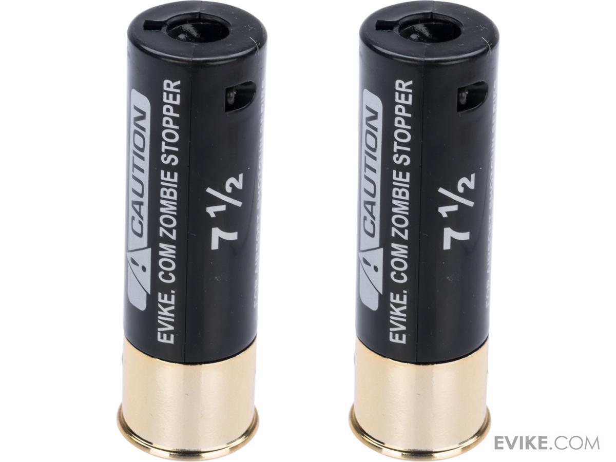 Evike Zombie Stopper 30 Round Shells for Multi & Single-Shot Airsoft Shotguns (Color: Black / 2 Pack)