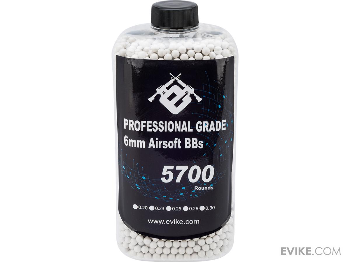 Evike.com Professional Grade Precision Airsoft BBs - 5700 Rounds (Weight: .25g)