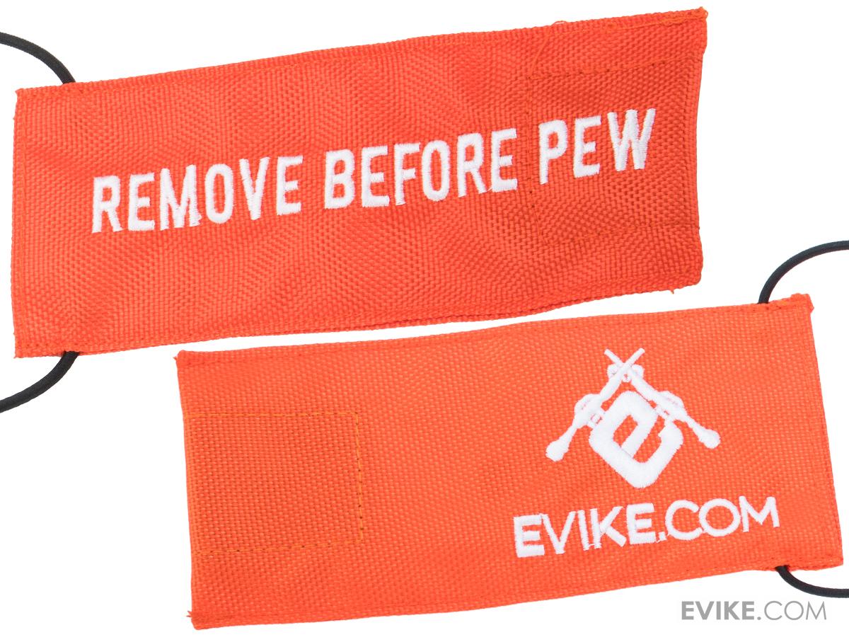 Evike.com Tactical Airsoft Barrel Cover w/ Bungee Cord (Model: RBP / Orange / Regular)