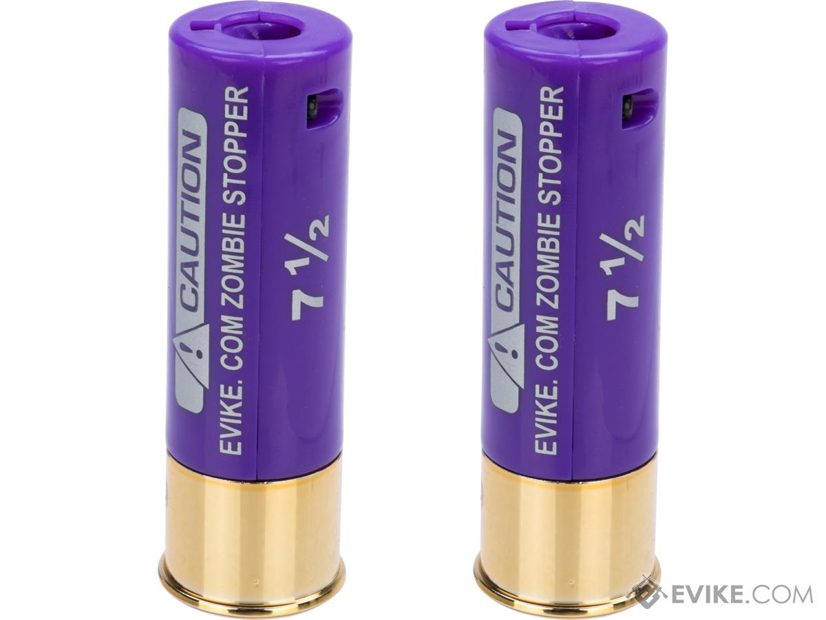 Evike Zombie Stopper 30 Round Shells for Multi & Single-Shot Airsoft Shotguns (Color: Purple / 2 Pack)