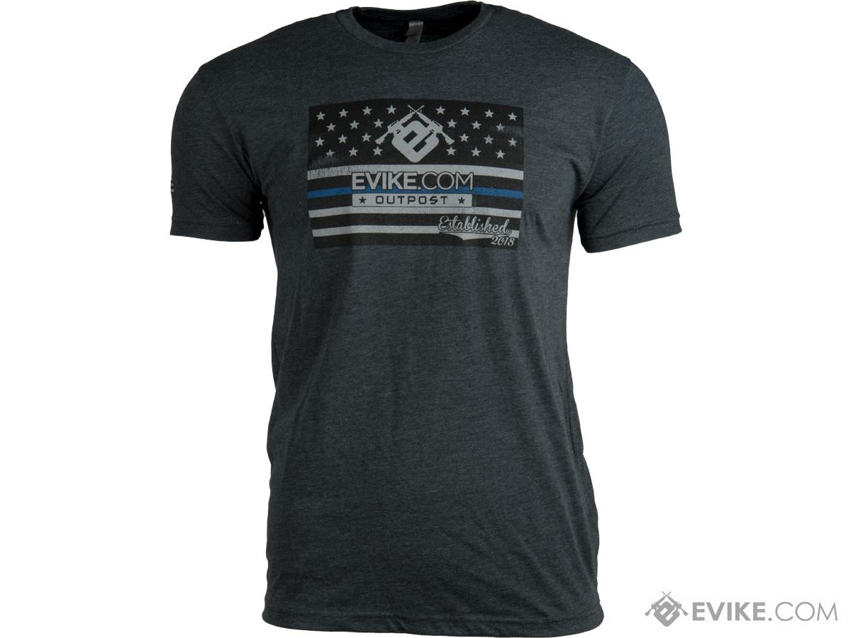 Evike.com Evike Outpost 2018 Graphic Tee (Color: Gray / Large)