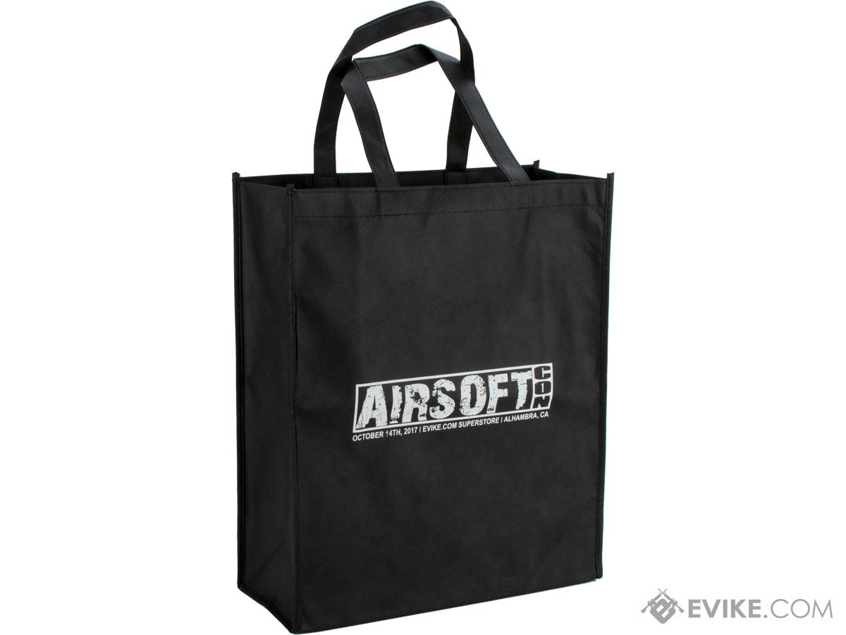 Evike.com Airsoftcon Multipurpose Reuseable Tote Bag (Color: Black)