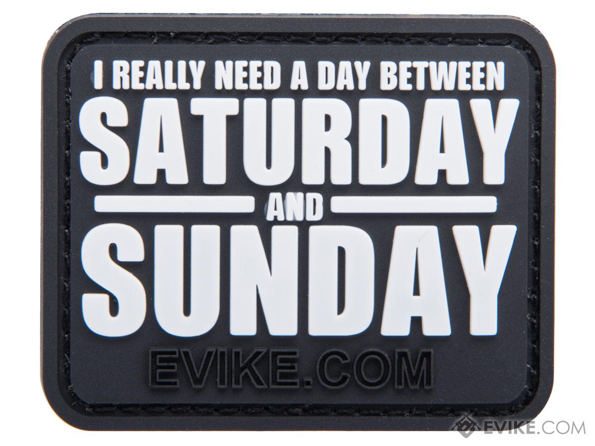 Evike.com Between Saturday and Sunday PVC Morale Patch