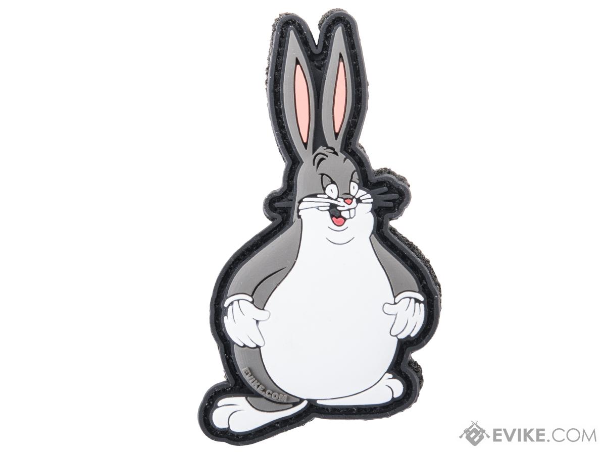 Tactical Combat Bunny Rabbit Amy Military Patch with Hook Loop backing  (Bravo)