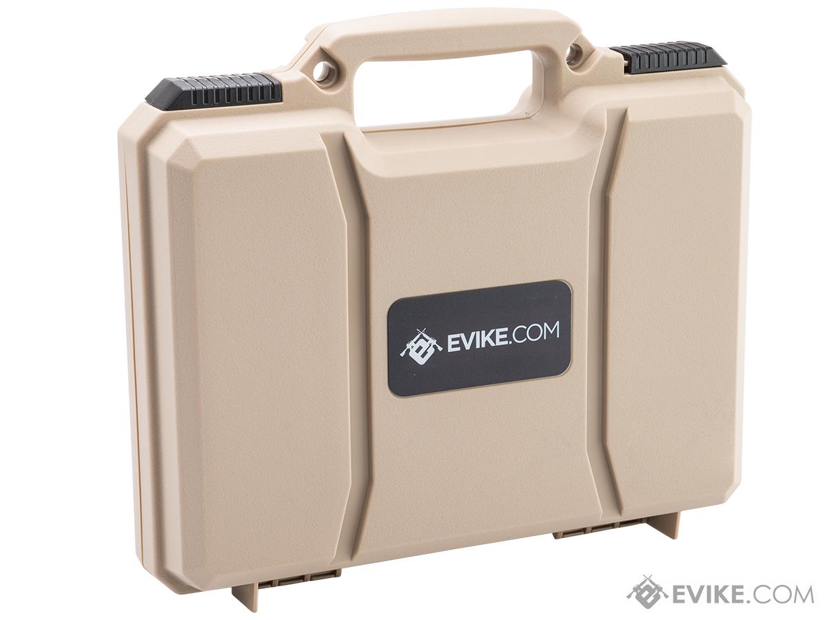 Stackable Pistol Case w/ Padded Foam Interior (Color Tan