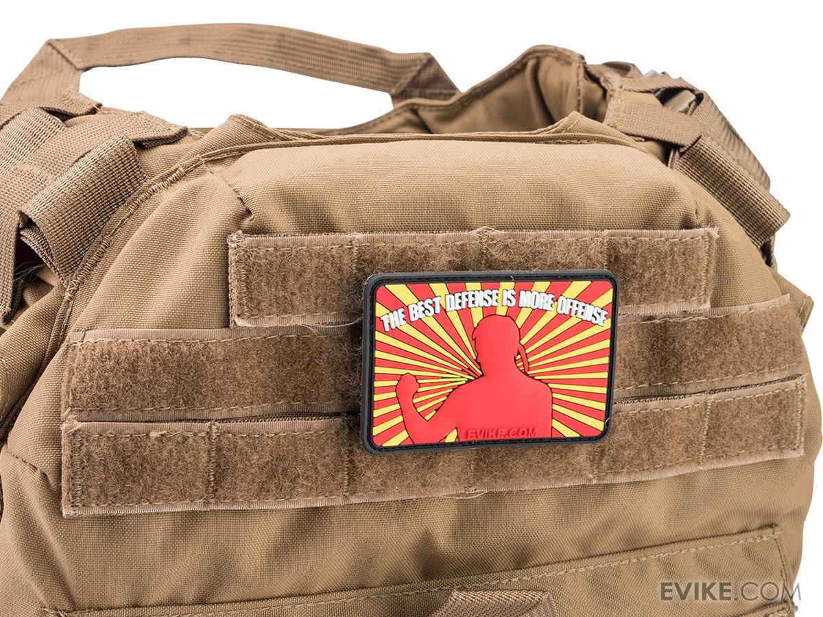 "The Best Defense is More Offense" PVC Morale Patch, Tactical