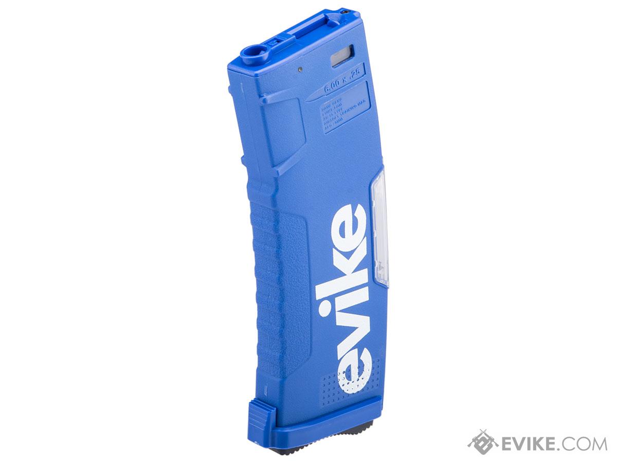 Evike.com BAMF GEN2 Polymer 450rd Hi-Cap Flash Magazine for M4 Series Airsoft AEG Rifles (Model: Blue / Single Mag)