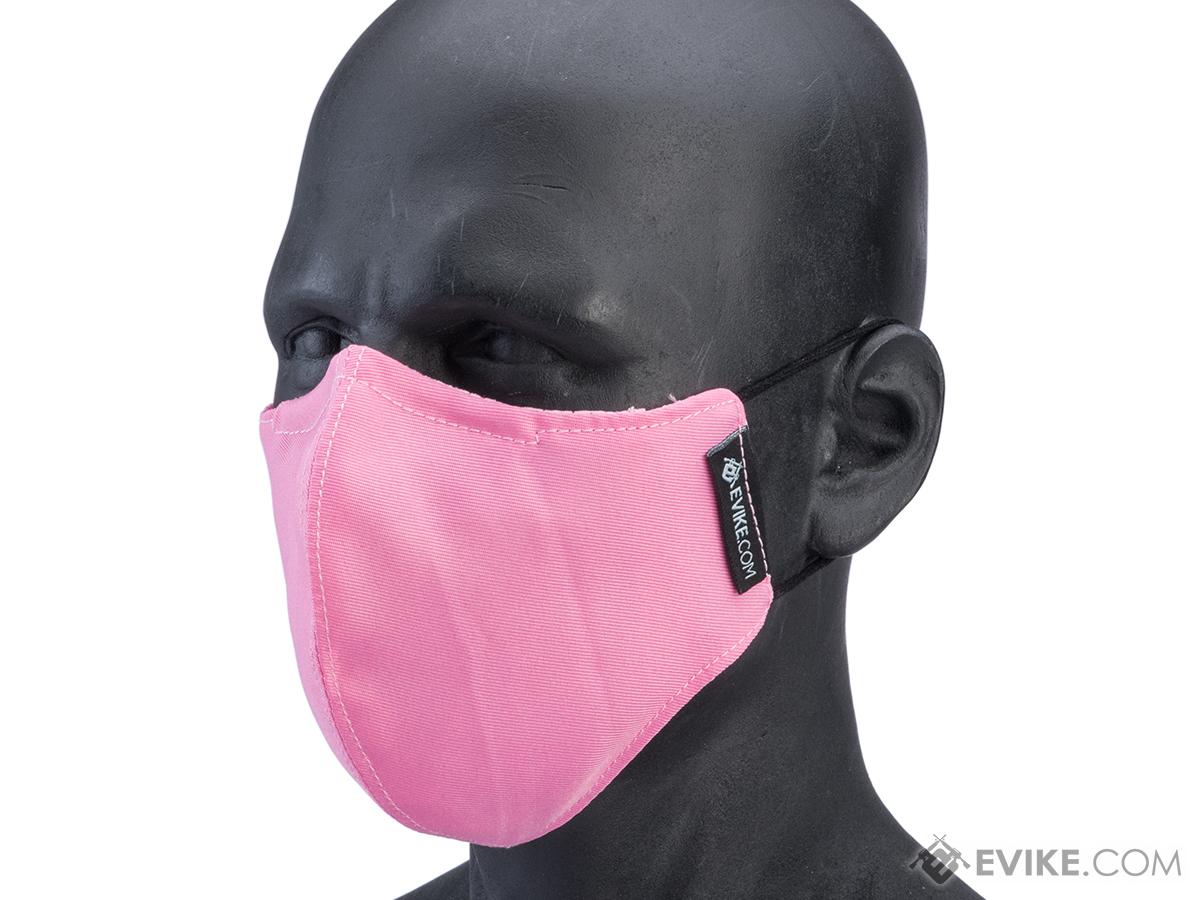 Evike.com Low Profile Lightweight Lower face Mask (Color: Pink)