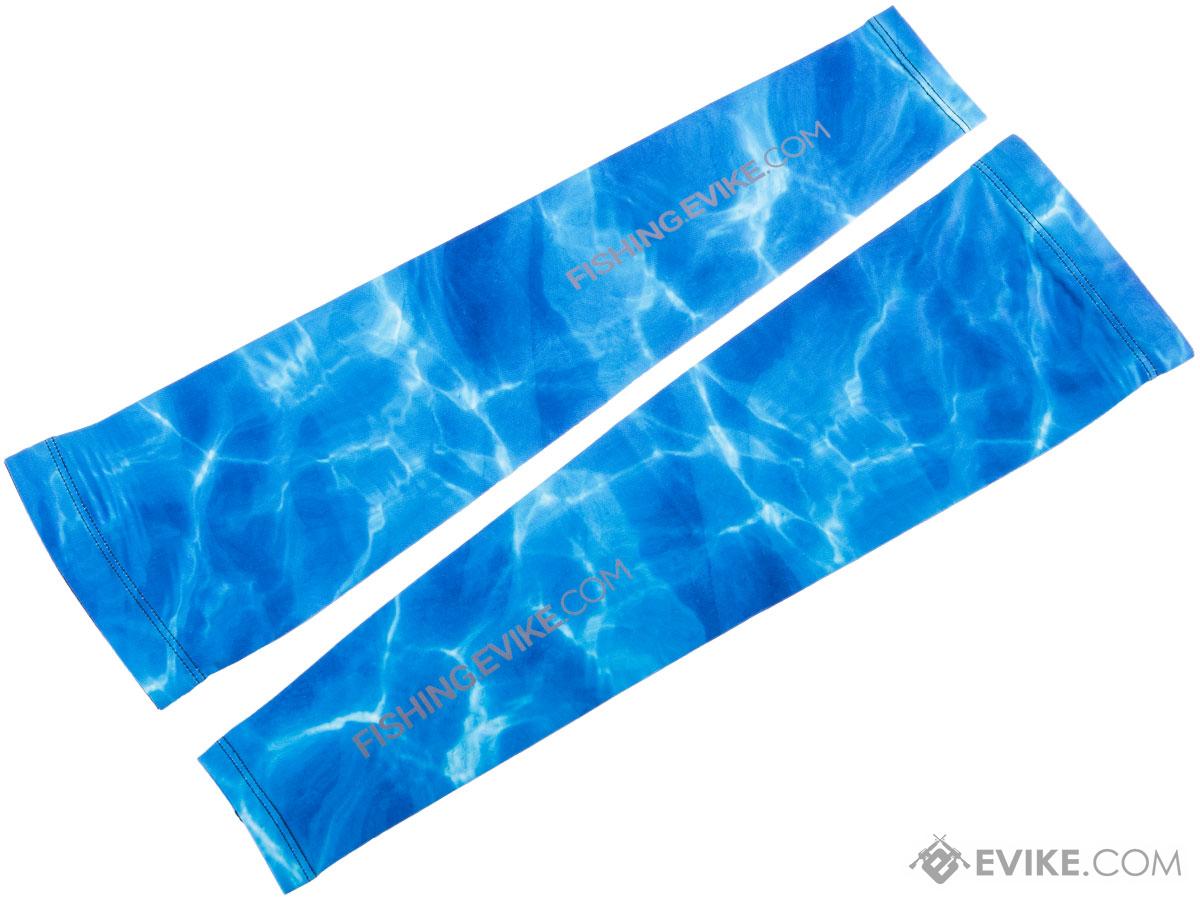 Evike.com Helium Armour UPF50 Body Protective Battle Sleeves for Fishing / Airsoft (Color: Blue Water / L-XL)