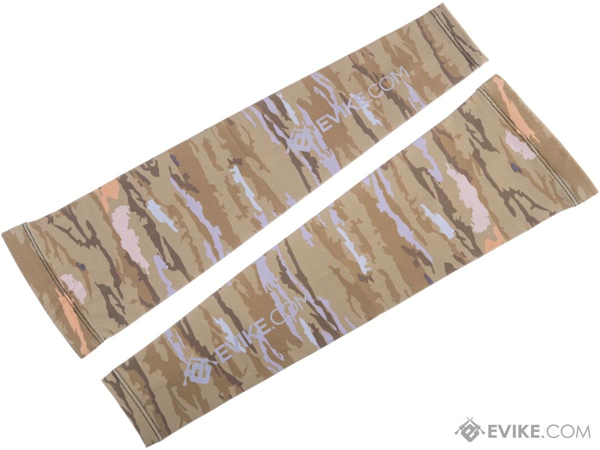 Evike.com Helium Armour UPF50 Body Protective Battle Sleeves for Fishing / Airsoft (Color: Brown Camo / S-M)
