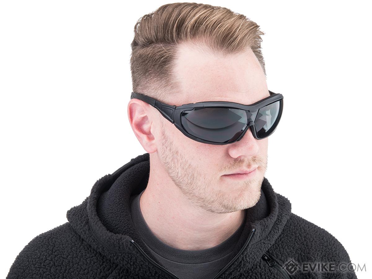 ANSI Rated Aegis AntiFog Tactical Goggles (Color Black