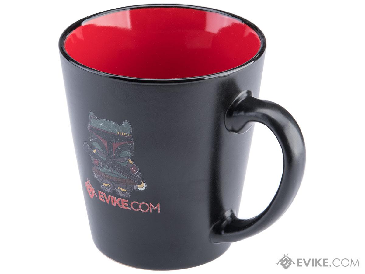 Evike.com Tapered Coffee Mug (Design: Shibe Fett / Red)