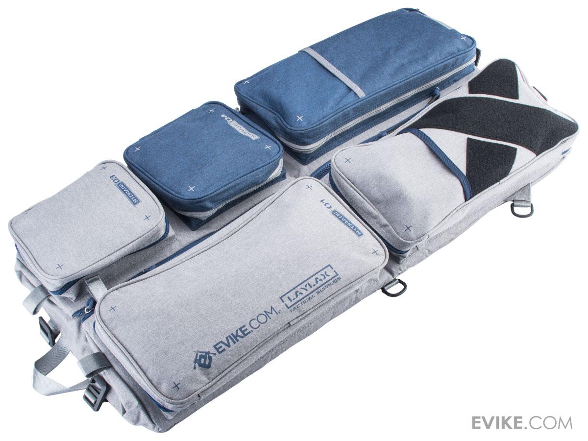 Exclusive Laylax 32" Collapsible Container and Gun Case (Color Grey & Navy / Evike