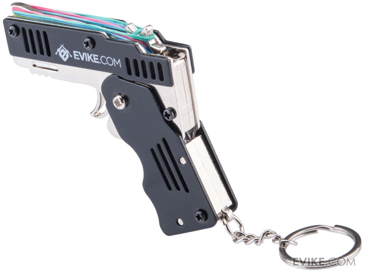Folding Rubber Band Gun and Keychain, Evike Stuff, eSWAGG