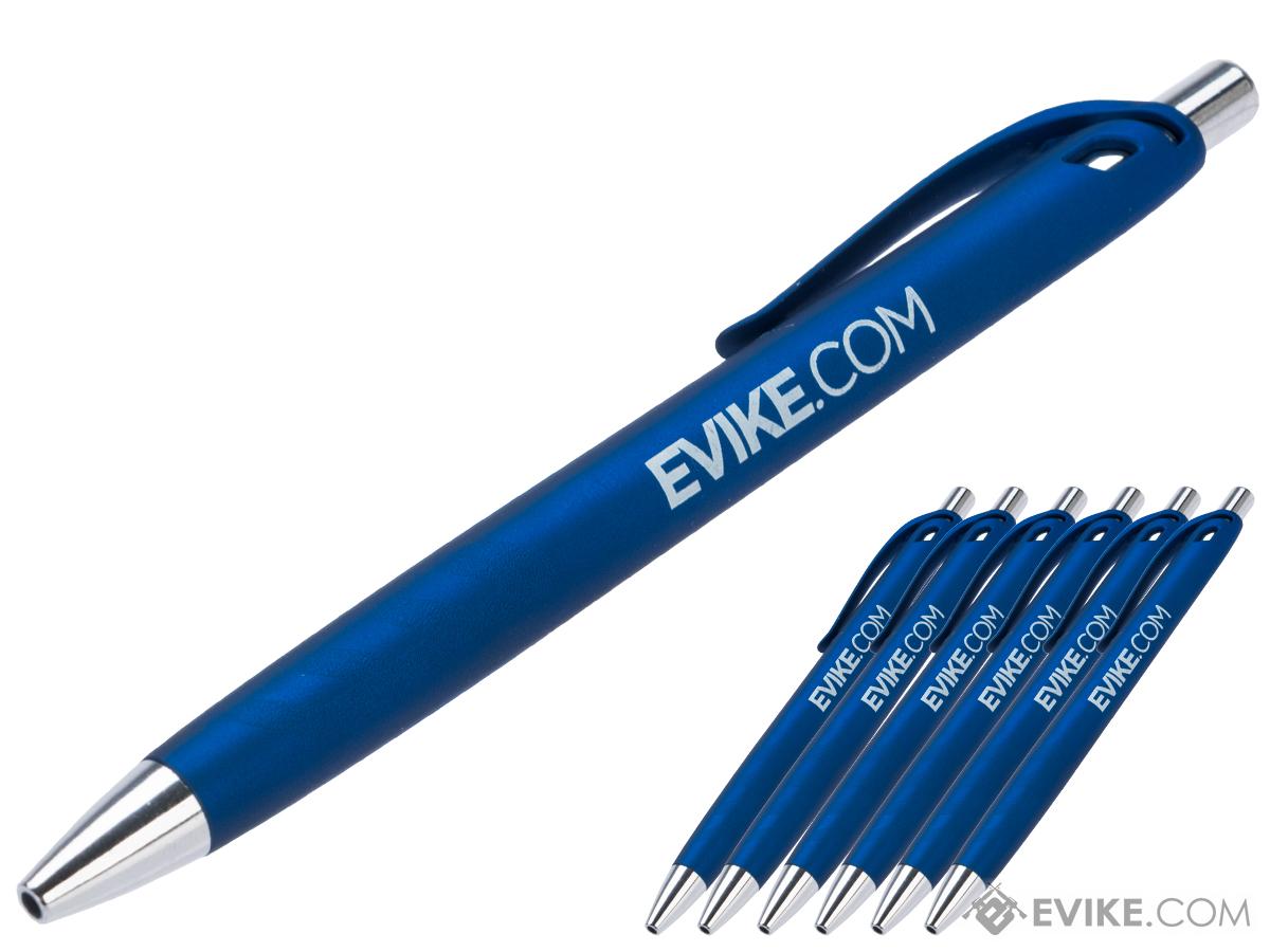 Evike.com Ballpoint Pen (Type: Blue / Black Ink / Pack of 8 Pens)