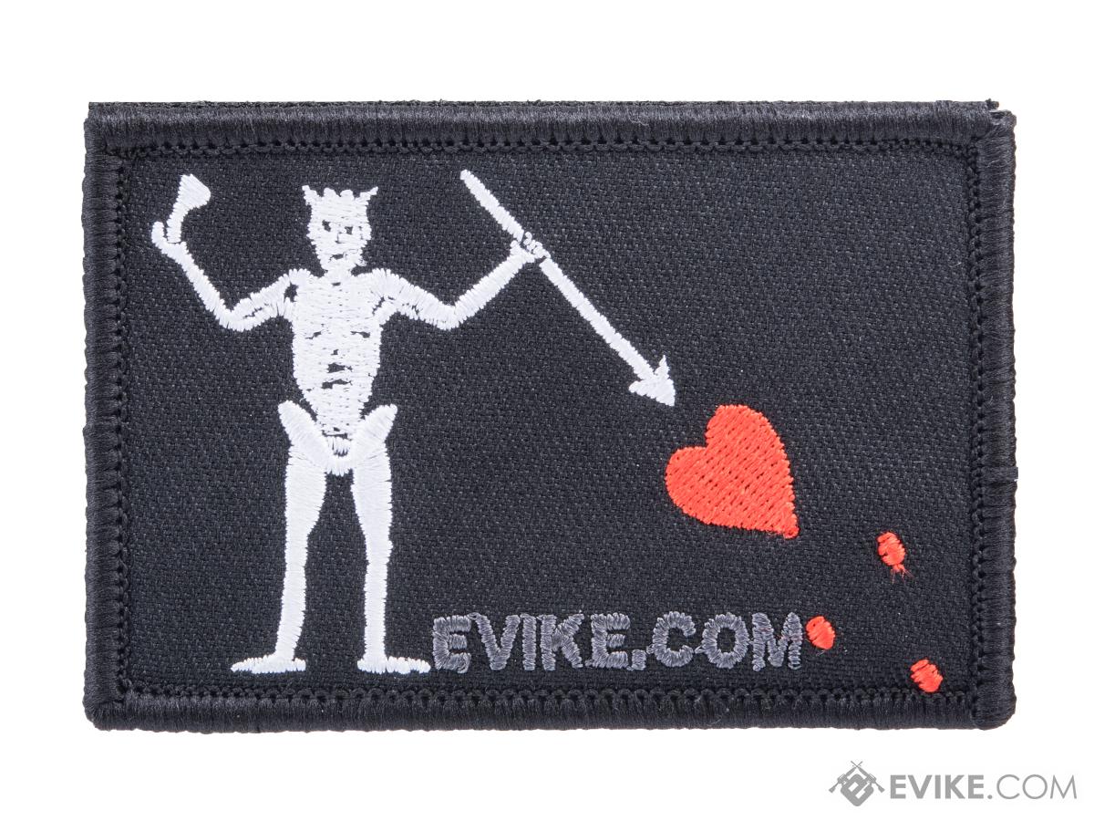 Evike.com Pirate's Flag 3 x 2 Embroidered Morale Patch Series (Model: Blackbeard)