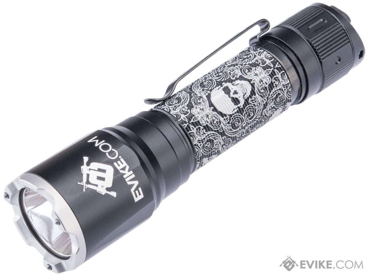 Fenix TK16 V2.0 LED Flashlight Tactical Flashlight (Color: Evike Exclusive - Scrollwork Skulls)