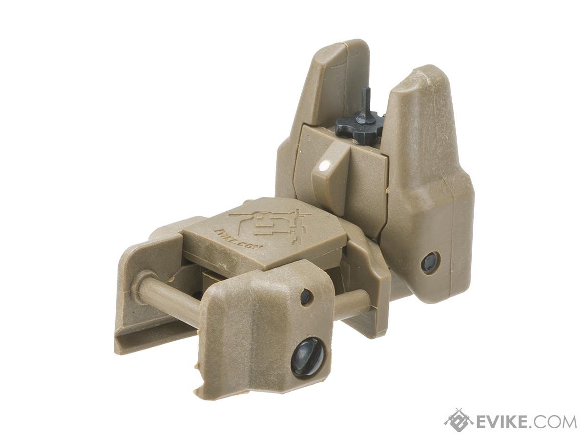 Dual-Profile Rhino Flip-up Rifle / SMG Sight by Evike - Front Sight (Color: Dark Earth)
