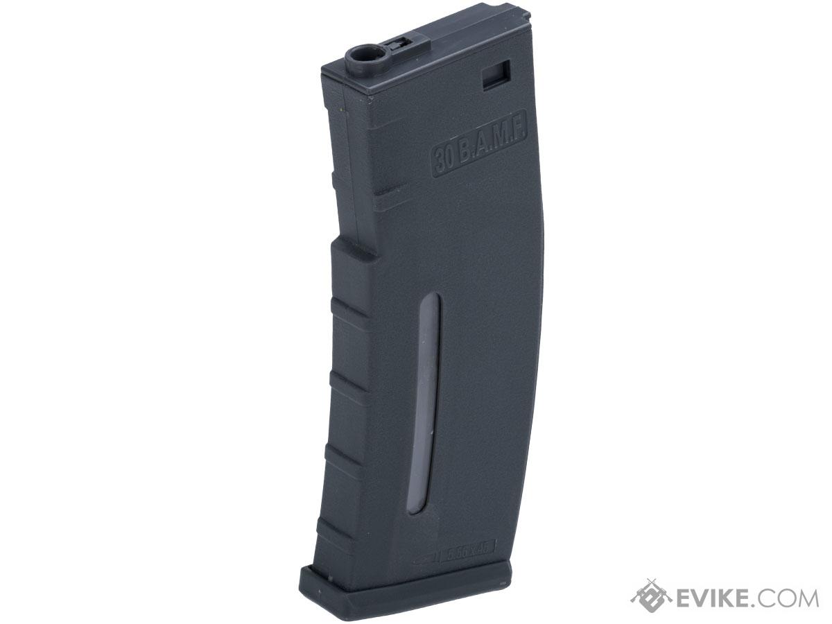 Evike.com BAMF 30rd Polymer MilSim Magazine for M4 / M16 Series Airsoft AEG Rifles (Color: Gray / Single)