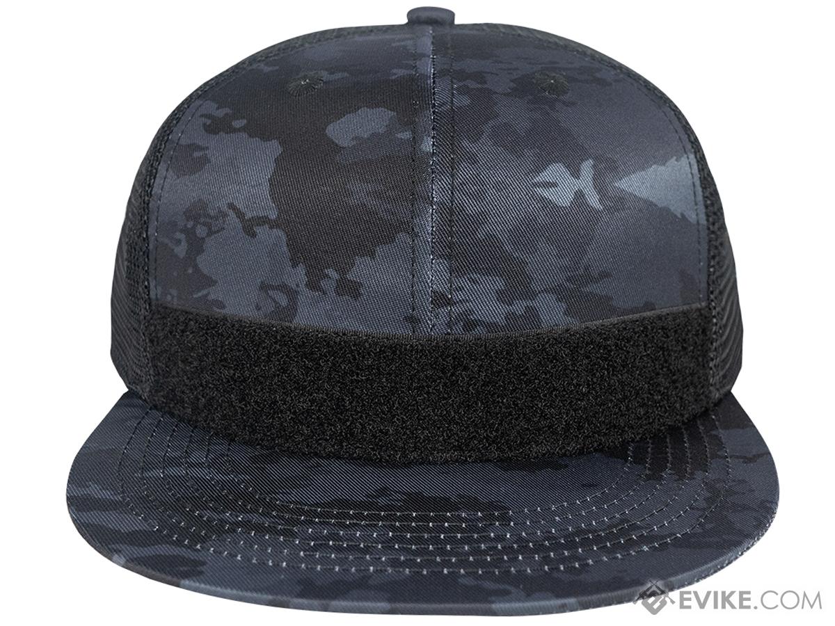 Evike.com Helium Armour Tactical Flat Brimmed Cap (Color: Black Camo ...
