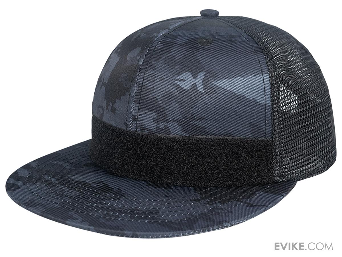 Helium Armour Tactical Flat Brimmed Cap (Color Black Camo