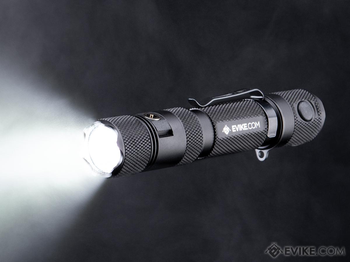 Evike.com Exclusive PowerTac E9R-G4 2550 Lumen Rechargeable Tactical EDC Flashlight (Package: Light Only)