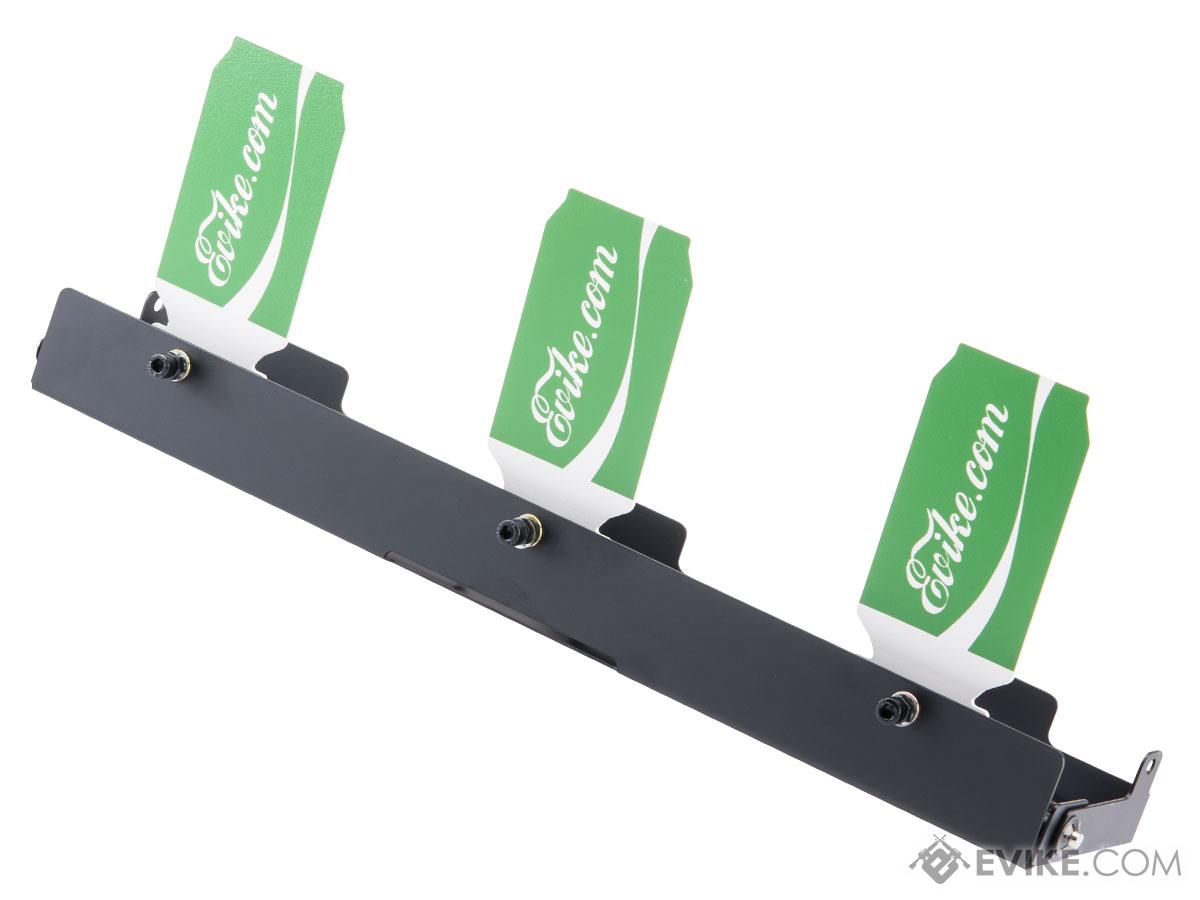 Evike.com ePopper Triple-4 Falling ePopper Plate Rack System for Airsoft Training (Color: Green)