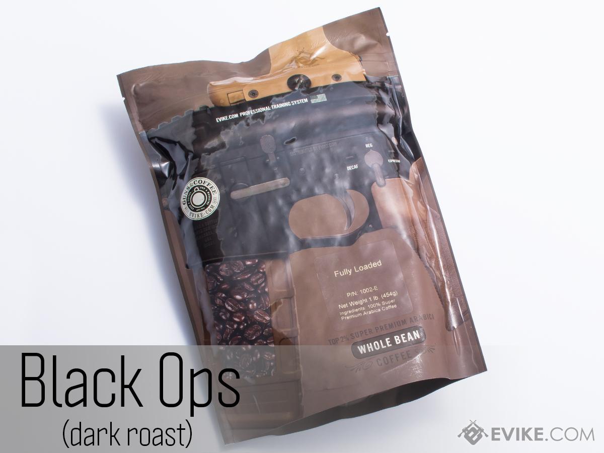 Guns & Coffee Fully Loaded 100% Arabica Premium Coffee (Roast: Black Ops Dark Roast)